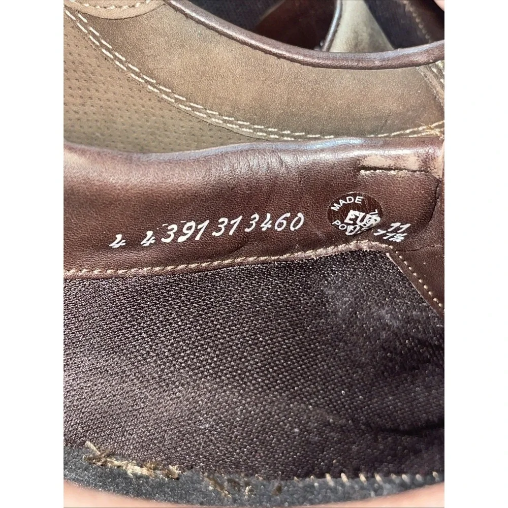 Mephisto Hike Perf Leather Shoes Men 11.5 Brown Lace Up Leather 44391313460